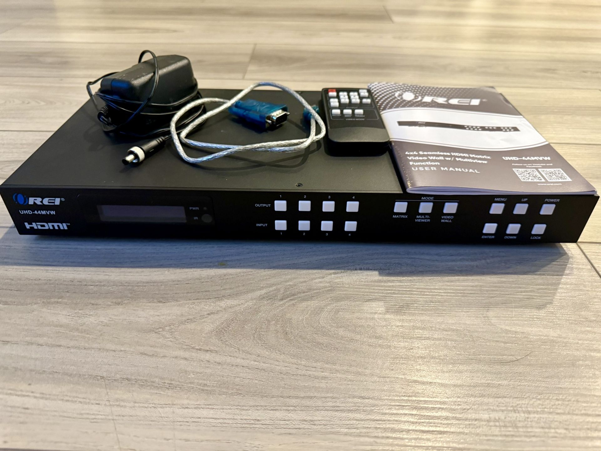 OREI 4K 4x4 HDMI Matrix Video Wall Controller Processor Multiviewer Display