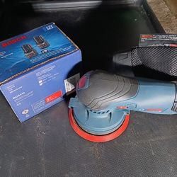 Bosch 12V Cordless Orbital Sander – 3 Batteries, Excellent Condition
