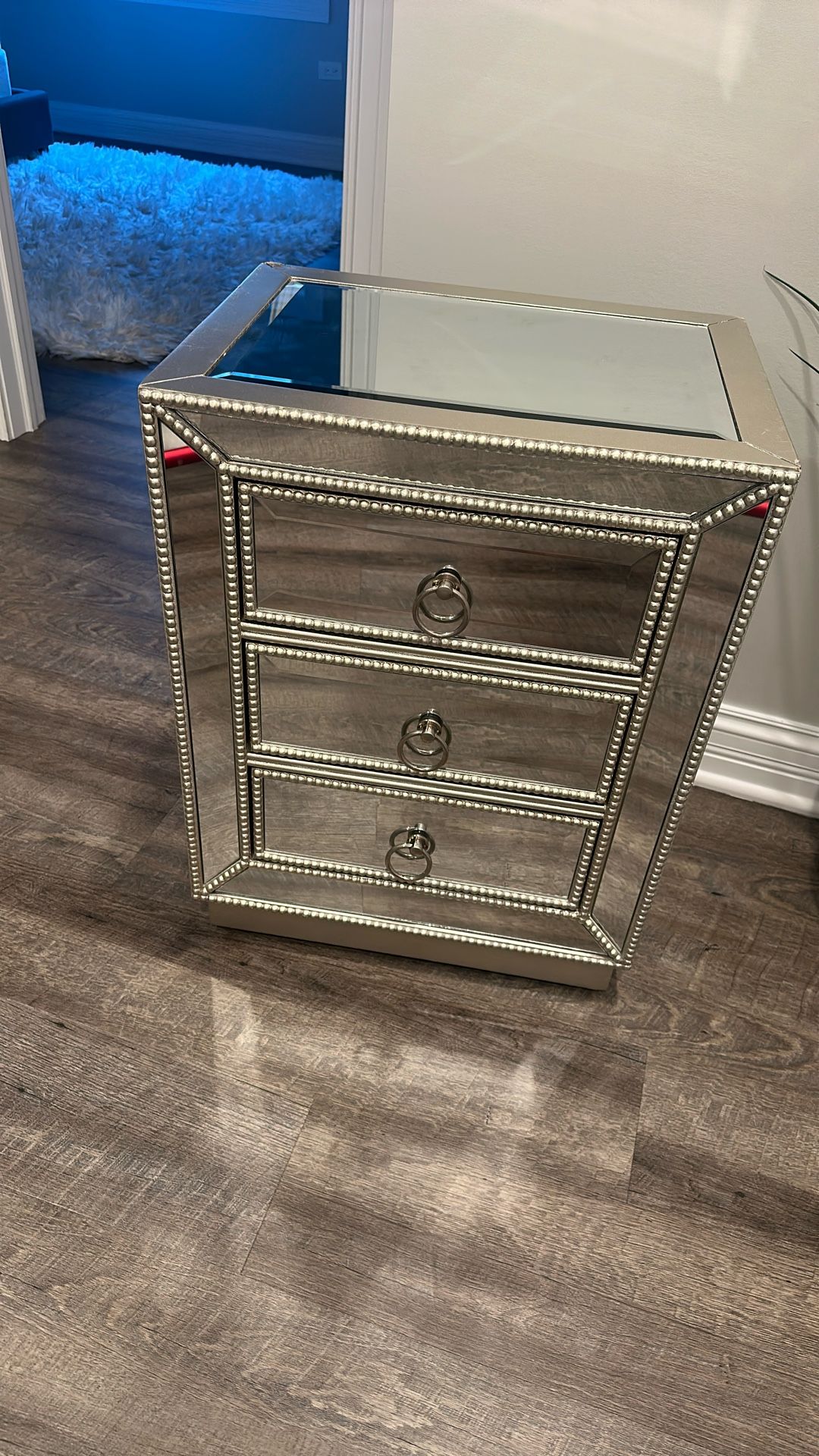 Mirrored Night Stand