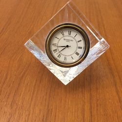 Waterford Crystal Desk Clock