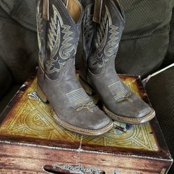Boy Square Cowboy Boots 