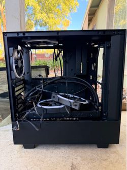 NZXT 510 Flow Mid Tower Case with Kraken Z63 280mm AIO Cooler