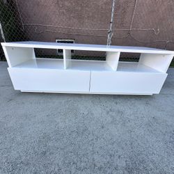 CB2 Chill Media Console Entertainment Center Tv Stand Cabinet Sideboard Credenza.