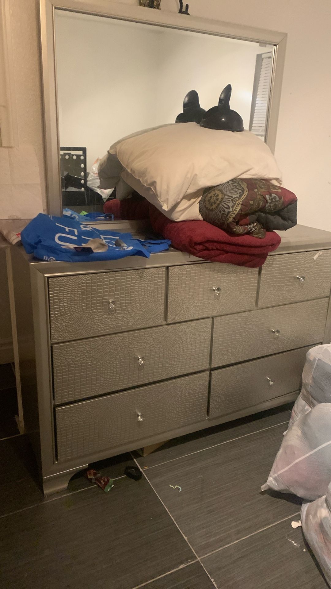 Dresser And Mirror