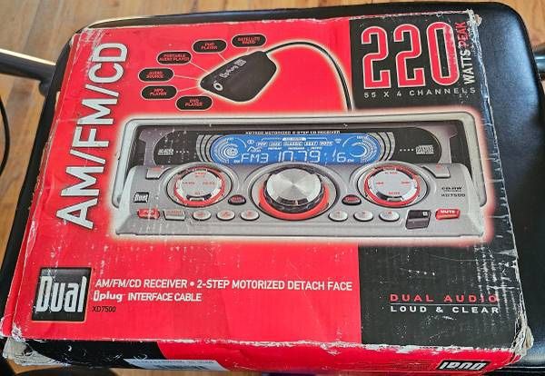 Dual XD7500 AM/FM/CD Player Brand New never used!