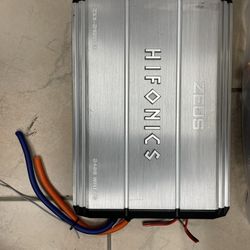 Hifonics ZXX-2400.1D Zeus Mono Channel Car Audio Amplifier (Silver) – Class D Amp, 2400-Watt, Aluminum