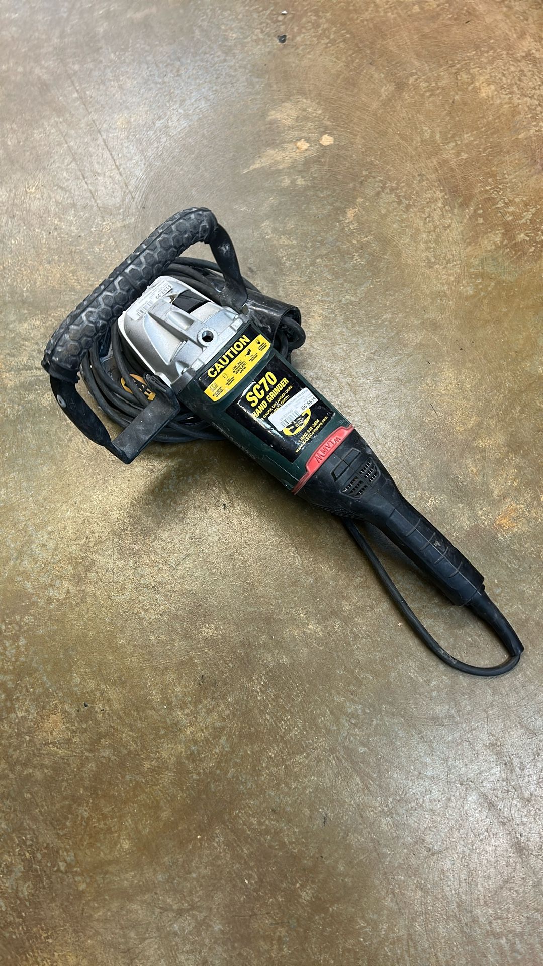 Matabo SC 77 inch grinder with grinding wheel