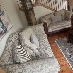 Sofa and loveseat