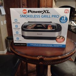 Power XL Smokeless Grill Pro With Bonus Griddle Plate