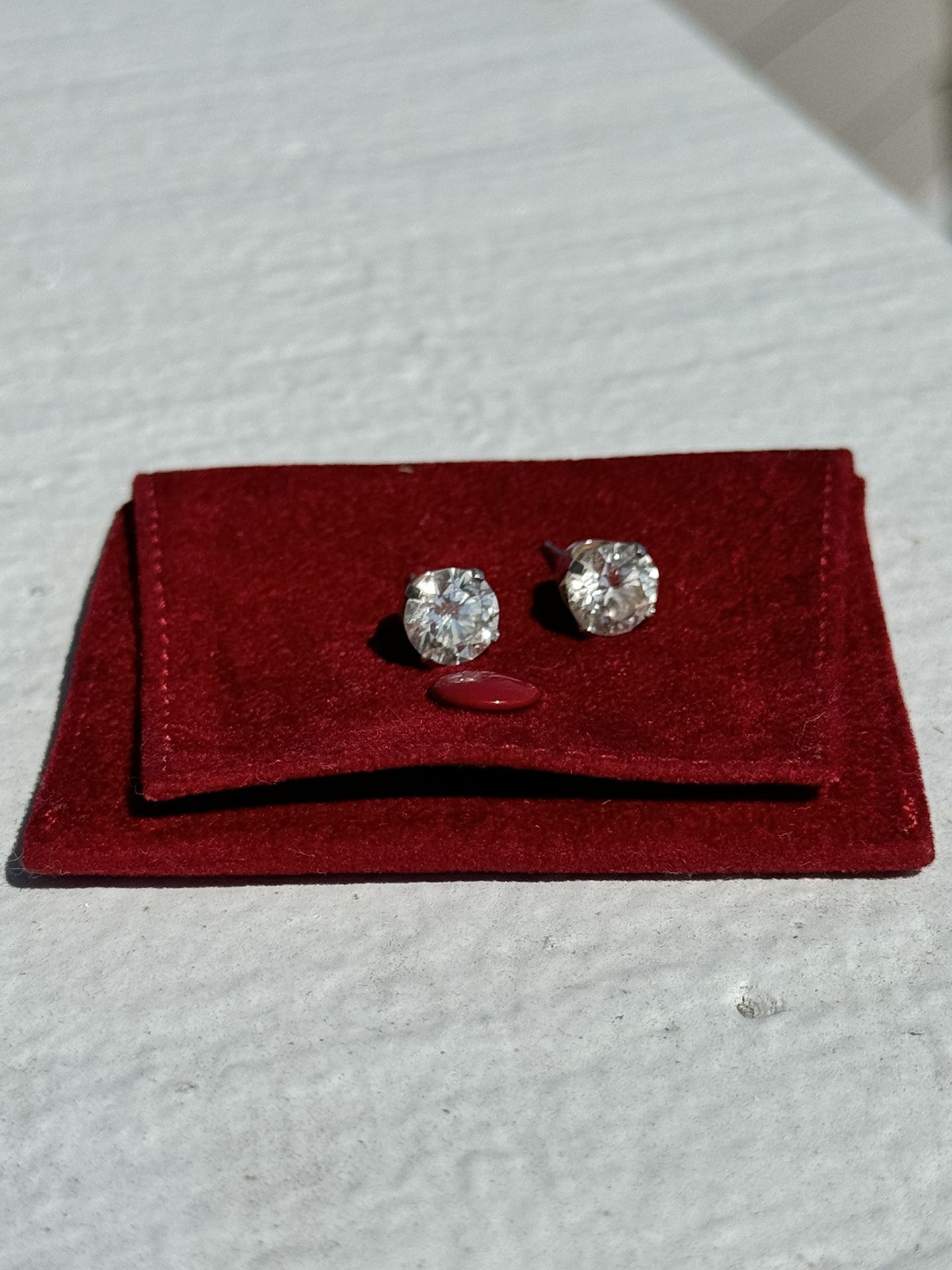 4ct Diamond Stud Earrings 