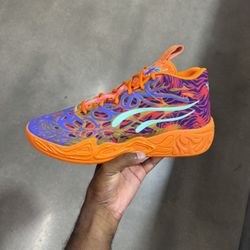 Lamelo Puma Orange Purple Sz12