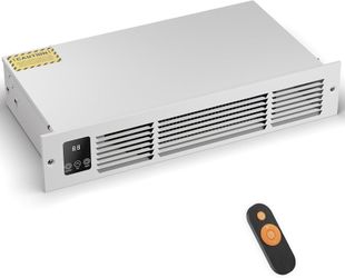 1500W Kickspace Heater Toe Kick Under Cabinet 120/240V White Thermostat Remote