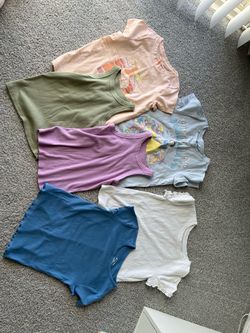 Bundle of 8 Girls Tops and 1 Girls jacket
