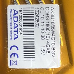 (2) XPG ADATA DDR3 RAM 
