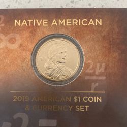 $1 2019 American coin Native American 
