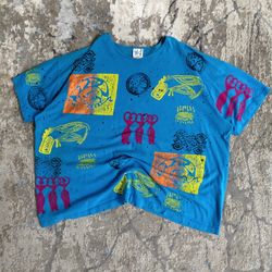 Vintage 90's Neon Shapes Shirt