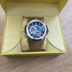 Invicta Rose Gold Automatic Movement Watch