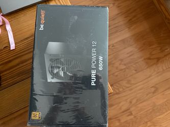 be quiet! Pure Power 12 650W Gaming PSU, 80 Plus Gold, ATX 3.1, 12V-Rail