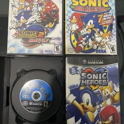 Nintendo GameCube Sonic Games Bundle 