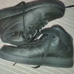 Nike Air Force One High Black Size 1 (Price Negotiable)