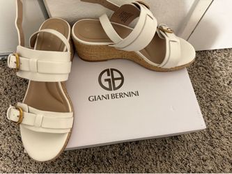 White Gianni Bernini Casual Shoes size 7.5