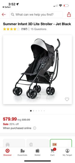 Summer Infant 3dlite Stroller