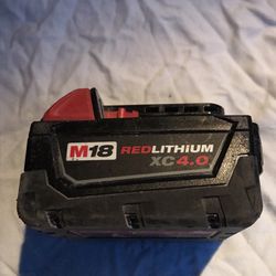 Milwaukee 4.0 Battery 