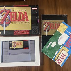 Snes Zelda A Link To The Past In Box 