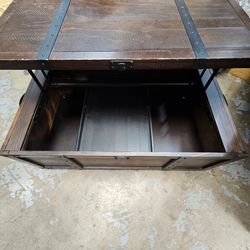 Coffee table with storage