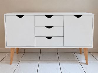Modern White Sideboard / Buffet Cabinet