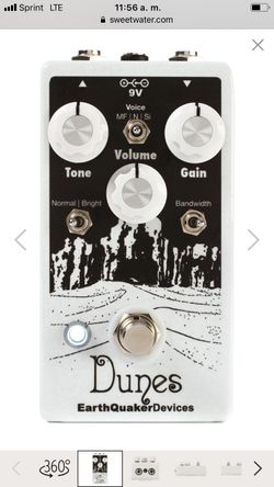 Dunes overdrive guitar pedal