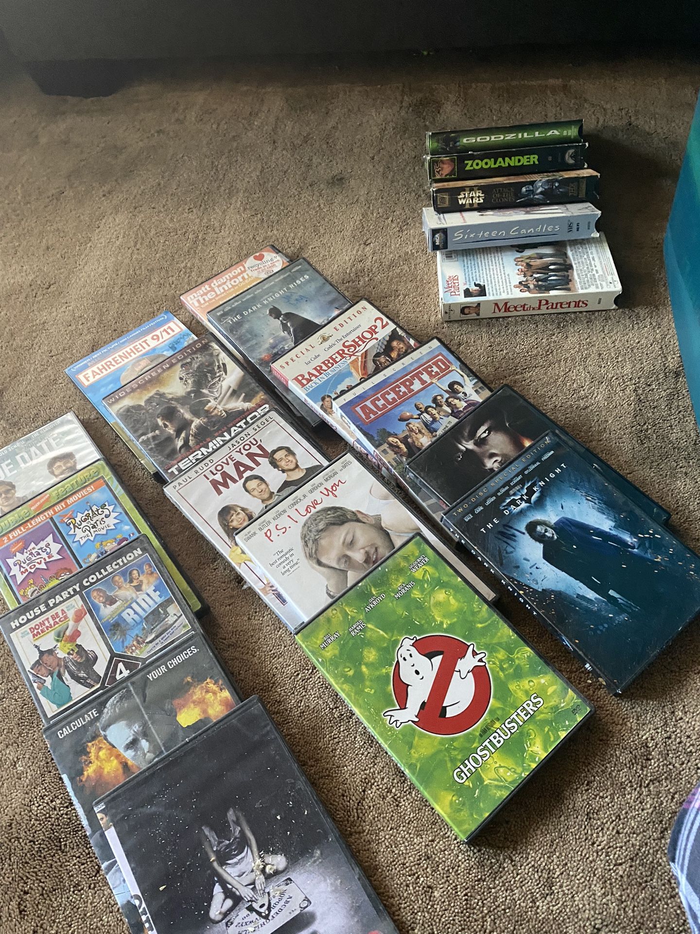 DVD’s, VHS Movies
