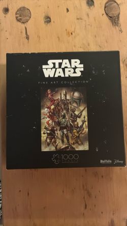 Star Wars Fine Art Collection: Scum & Villainy Bounty Hunters 1000 Pc Puzzle