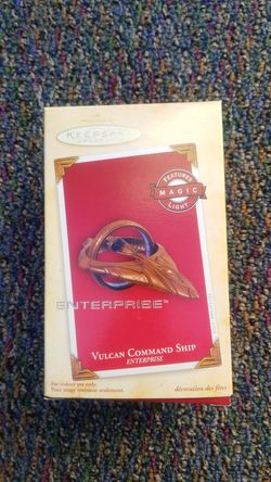 Vinrage Star trek Christmas ornaments