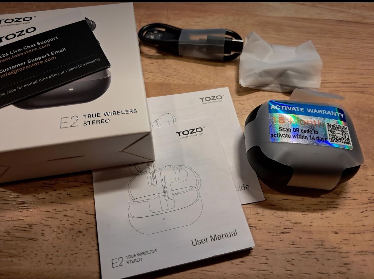 E2 Wireless Earbuds 10mm Drivers with Powerful Bass, App Customize 32 EQs