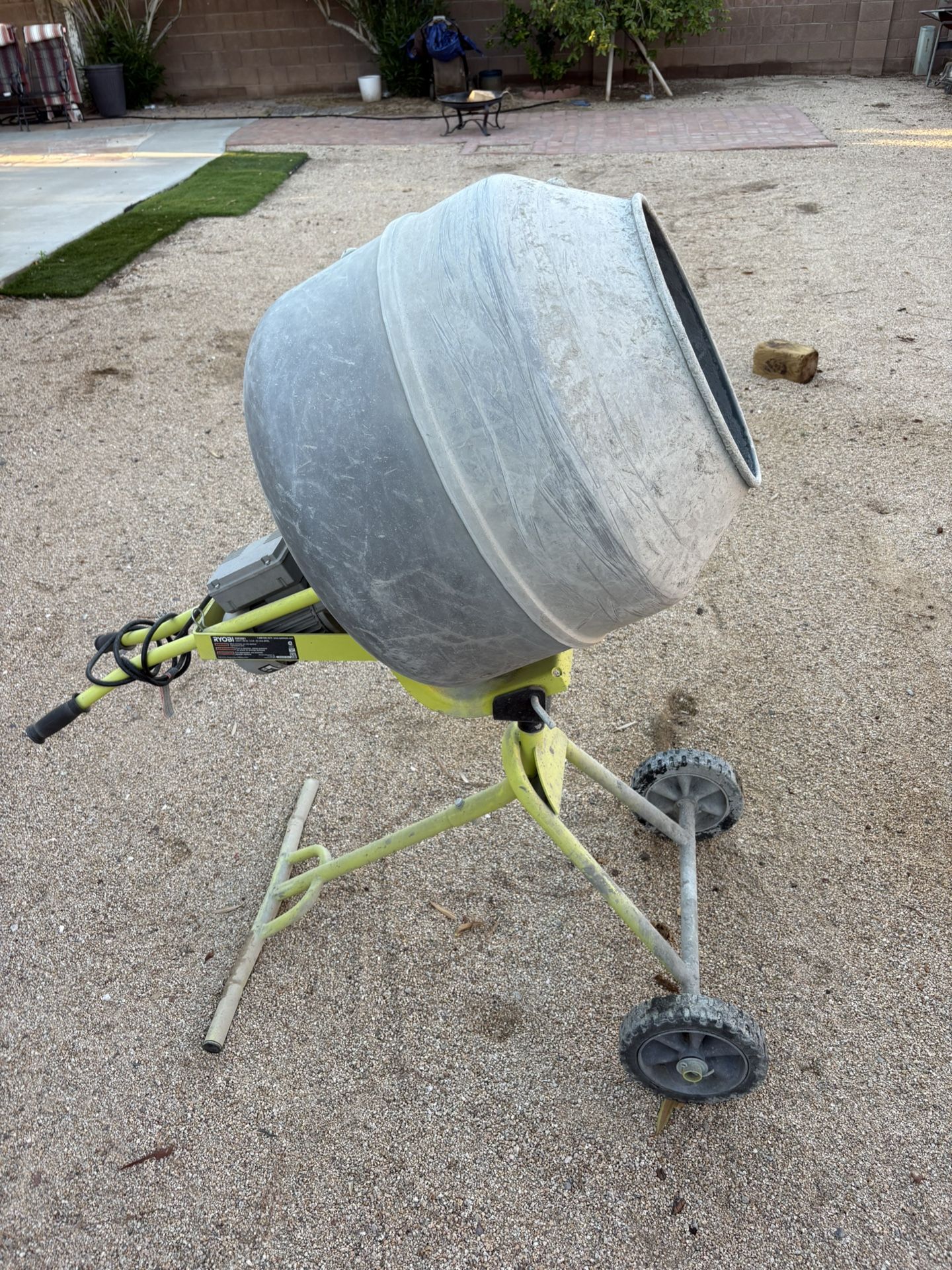 5.0 cu. ft. Portable Concrete Mixer