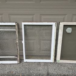Antique Window Frames No Cracks 