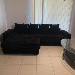 Black couch 