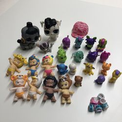 Lot Of Lol Doll Pets, Moose Toys, And Other Cute Animal Figure