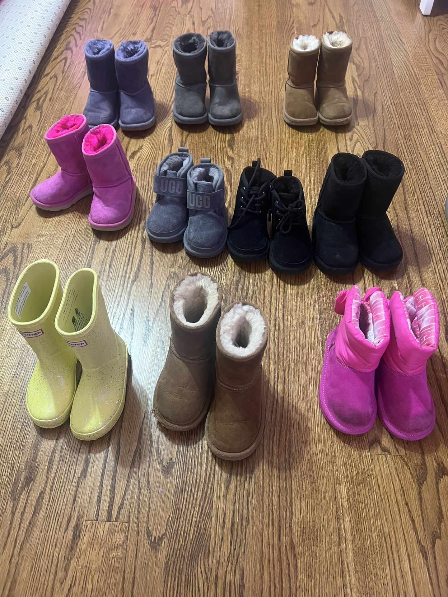 Size 10 Uggs & Hunter boots