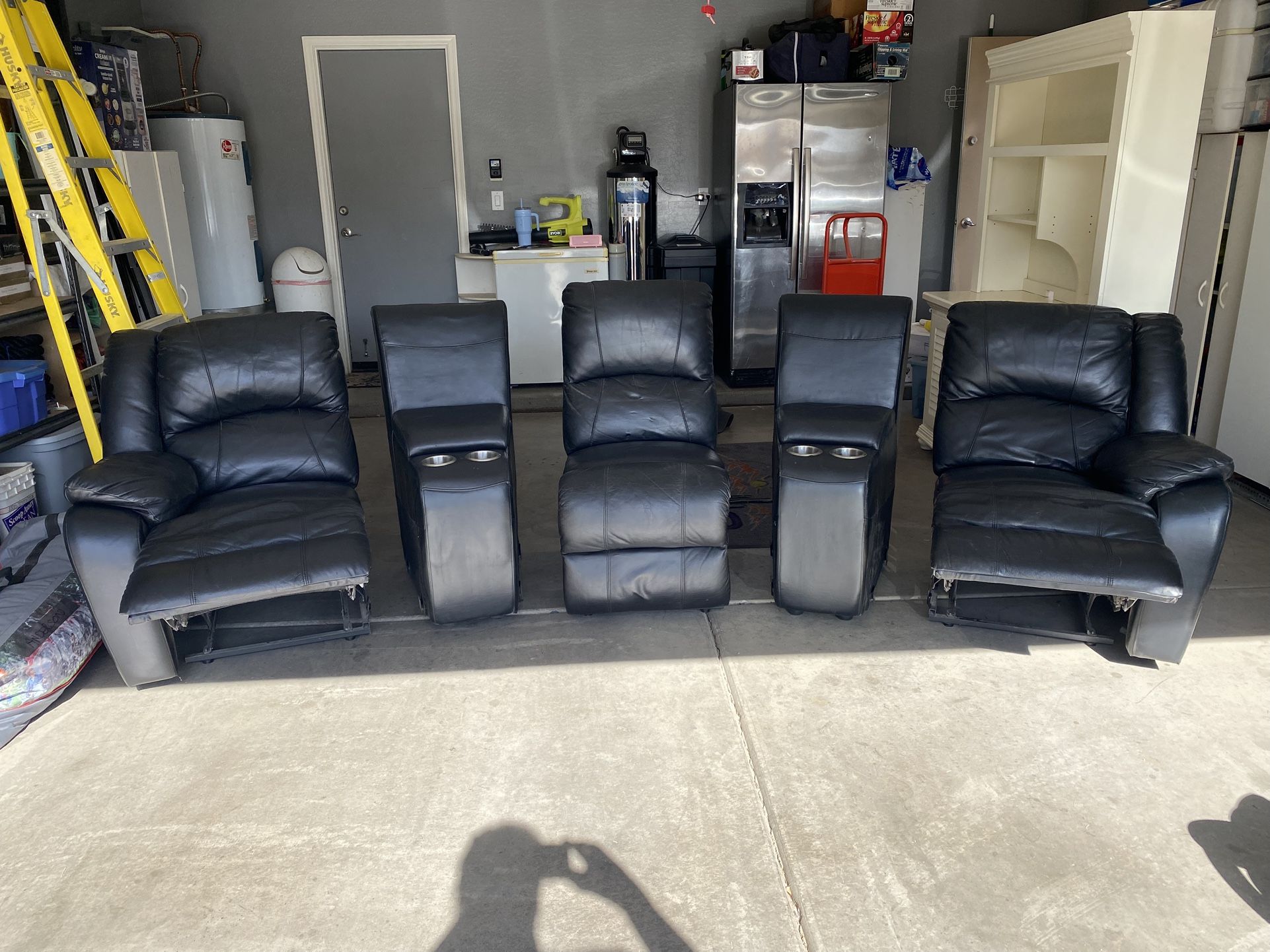 Leather Theater Sofa