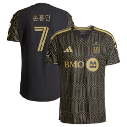 Adidas LAFC Youth Kit, Black, Son #7, Size 26 - NEW