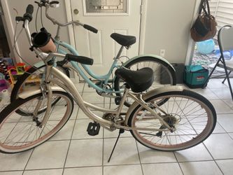 Dos bicycles de cambio