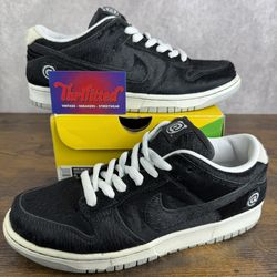 Nike SB Dunk Low x Medicom Toy BE@RBRICK (2020) Size 9 CZ5127-001 Black Men’s Skateboarding Shoes OG Rare