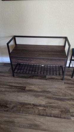 Bench with storage