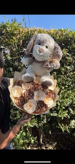 Ribbon Rose Bouquet 19ct