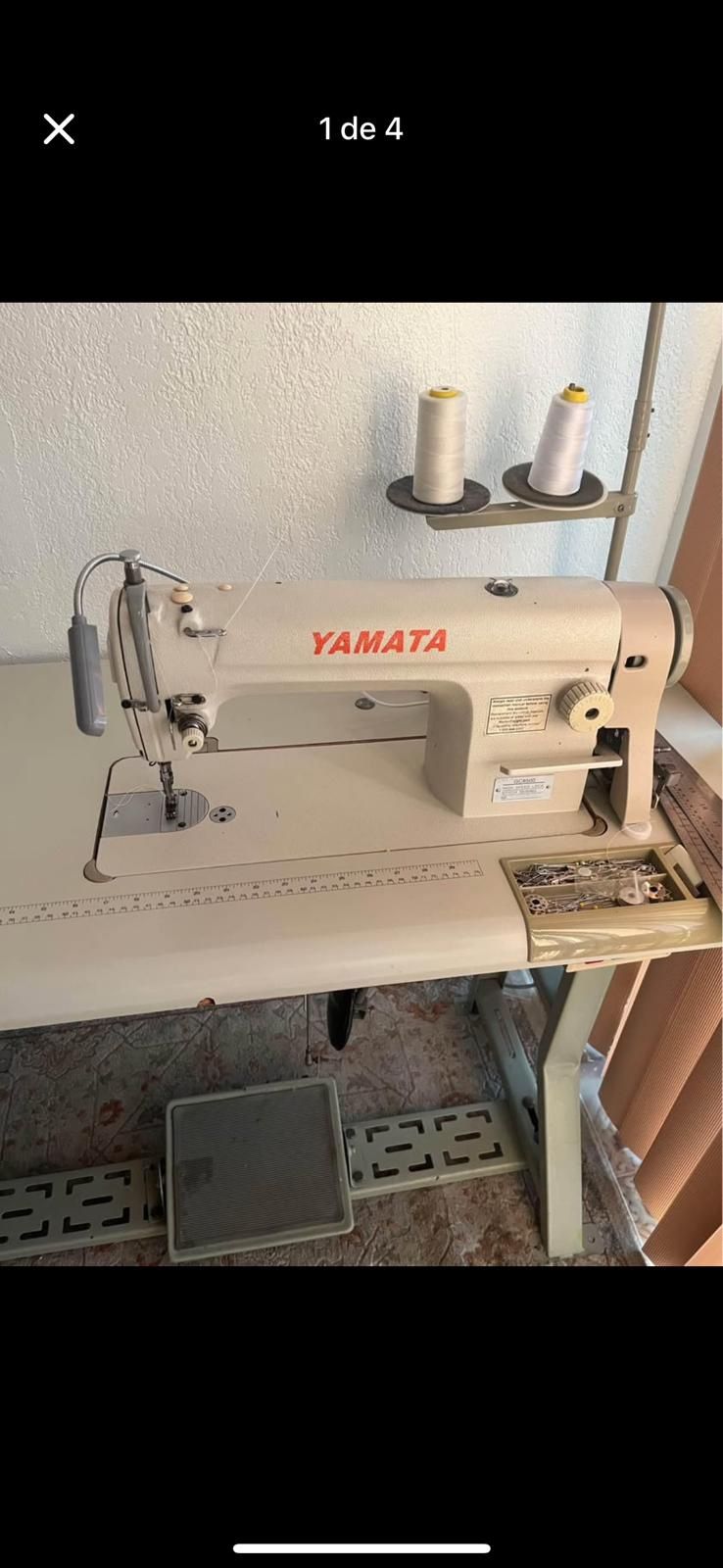 🧵 Yamata Industrial Sewing Machine w/ Table & Foot Pedal