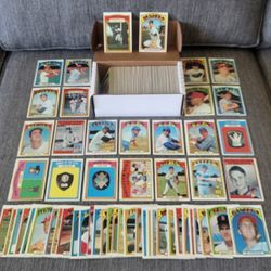 Lot of 343 Total DIFFERENT 1972 Topps Baseball Cards HIGH NUMBERS HOF Roberto Clemente