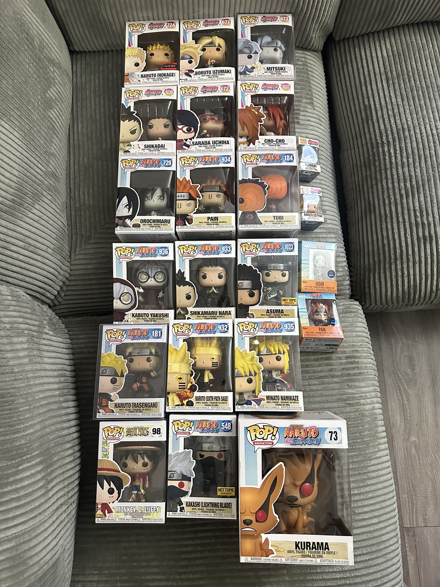 Naruto Boruto One Piece Funko
