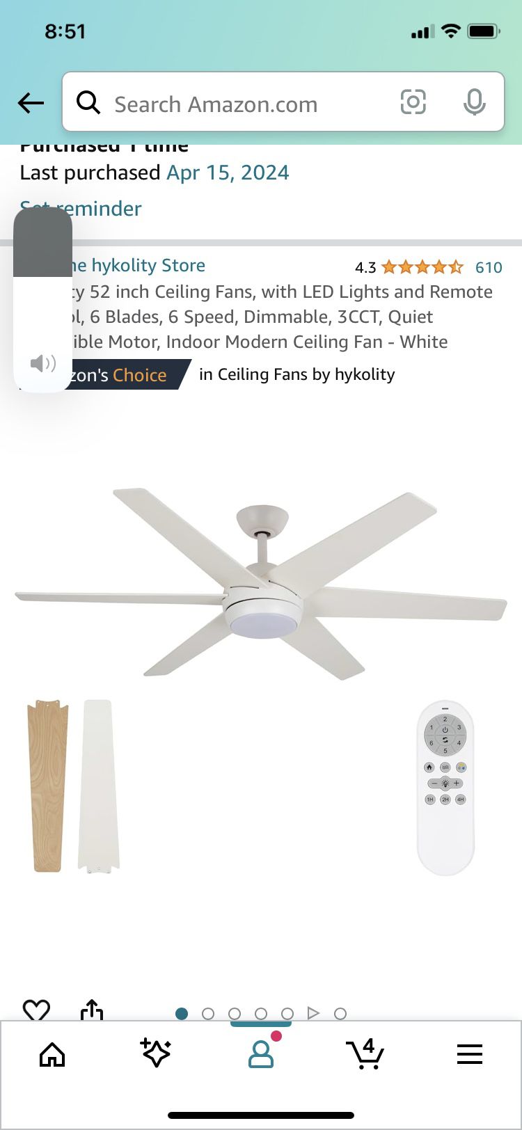 Ceiling Fan With Led Lighting